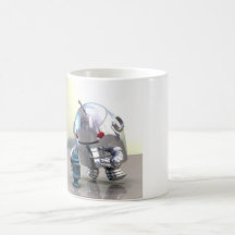 Jo Bot VS Little Blue Bot Mug