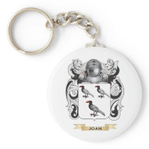 Joan Coat of Arms (Family Crest) keychains