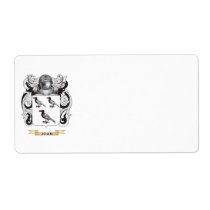 Joan Coat of Arms (Family Crest) labels