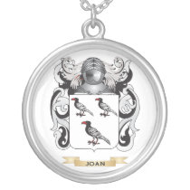 Joan Coat of Arms (Family Crest) necklaces