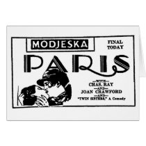 Joan Crawford PARIS 1926 cards