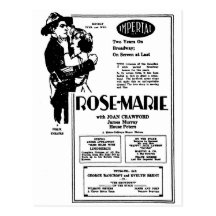 Joan Crawford Rose-Marie 1928 Post Cards
