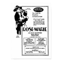 Joan Crawford Rose-Marie silent movie advertisemen posters