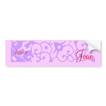 Joan Designer Name I Bumper Sticker bumper stickers