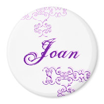 Joan Designer Name III Magnet