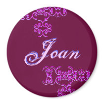 Joan Designer Name IV Magnet