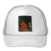 'Joan of Arc Being Interrogated' Trucker Hats