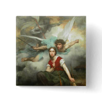 Joan of Arc Buttons
