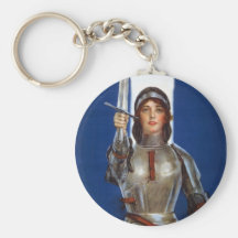 Joan of Arc Keychain