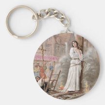 Joan of Arc keychain