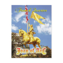 Joan of Arc (Maid of Orleans) statue, New Orleans Postcards