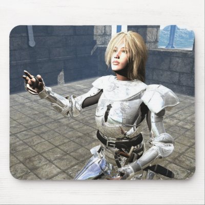 Joan of Arc Mousepad by jasonmit