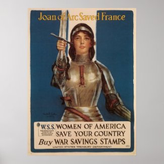 Joan of Arc Saved France print