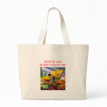 joan of arc voice psycho design canvas bag