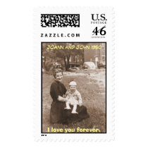 Joann and Ted, JoAnn and John 1950 postage by JohnLionheart Joann and Ted, JoAnn and John 1950 postage