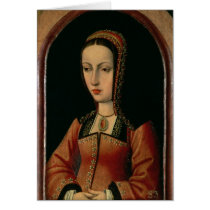 Joanna or Juana `The Mad' of Castile Card