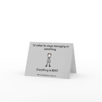 Joanne Note Card by rentheadperson Joanne Note Card