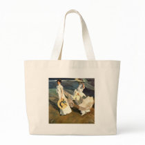 Joaquín Sorolla y Bastida Walk On The Beach Bag