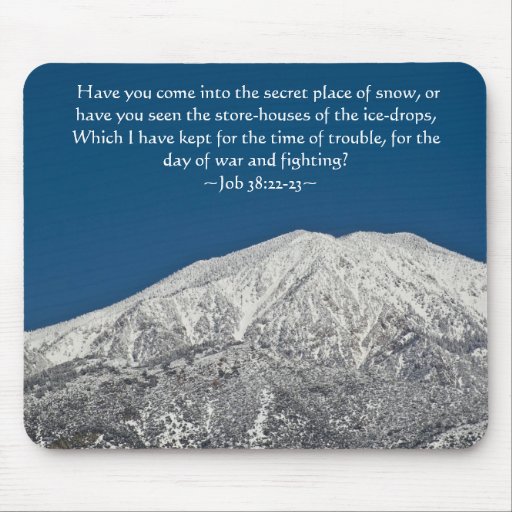 Job 38 22 23 Snowy Peak Mouse Pad Zazzle job-38-22-23-snowy-peak-mouse-pad-zazzle
