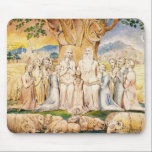 Job and His Family by William Blake mousepads