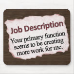 Job Description Mousepad