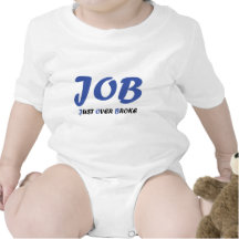 job - just over broke rompers