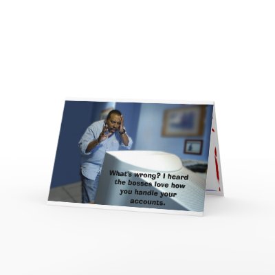 Job Promotion Congratulations Greeting Card by MIGRAINE
