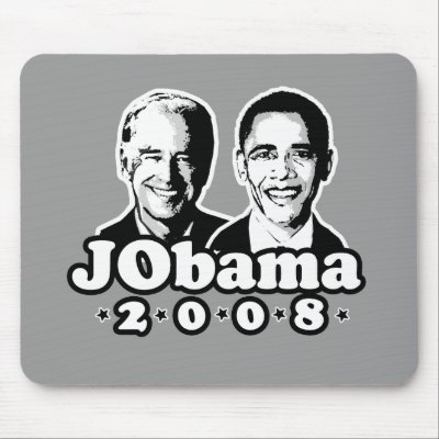 Jobama 2008 mousepad by ObamaBiden