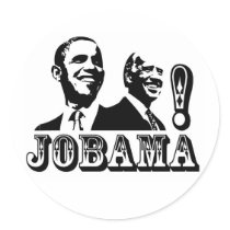 JOBAMA! stickers by brownmarcus JOBAMA! stickers