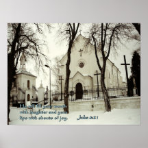 Jobs 8:21 Polish Church Posters