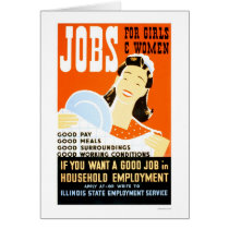 Jobs For Girls Women 1936 WPA cards by lc_wpa Jobs For Girls Women 1936 WPA cards