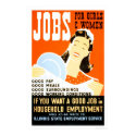 Jobs For Girls Women 1936 WPA posters