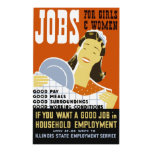 Jobs for Girls & Women Poster