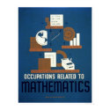 Jobs In Mathematics 1937 WPA posters by lc_wpa Jobs In Mathematics 1937 WPA posters
