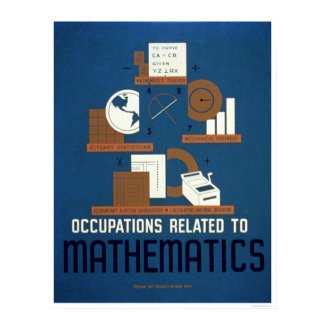 Jobs In Mathematics 1937 WPA print