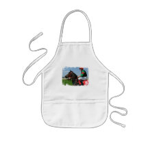 Jockey and Horse Children's Apron