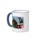 Jockey and Horse Coffee Mug