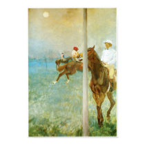 Jockeys Before the Race, Degas Print