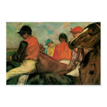 Jockeys, Edgar Degas Poster