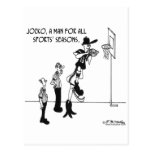 Jocko, A Man For All Sports' Seasons. postcards