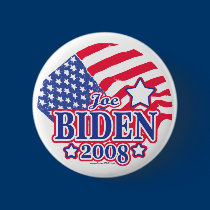 Joe Biden 2008 Flag Button 