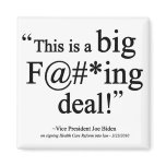 Joe Biden Big Deal F-bomb magnets