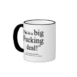 Joe Biden Big Deal F-bomb Coffee Mugs