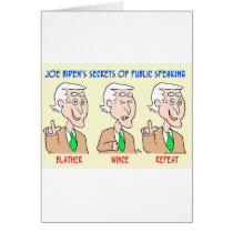 Joe Biden blather wince repeat cards