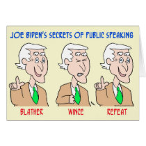Joe Biden blather wince repeat cards