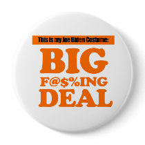 Joe Biden Costume Costume Pinback Button