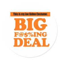 Joe Biden Costume Costume Stickers