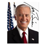 Joe Biden Signature Postcard