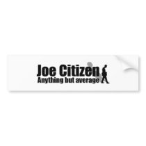 Joe Citizen bumper sticker bumper stickers