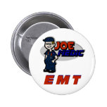 Joe EMT rojo Pins